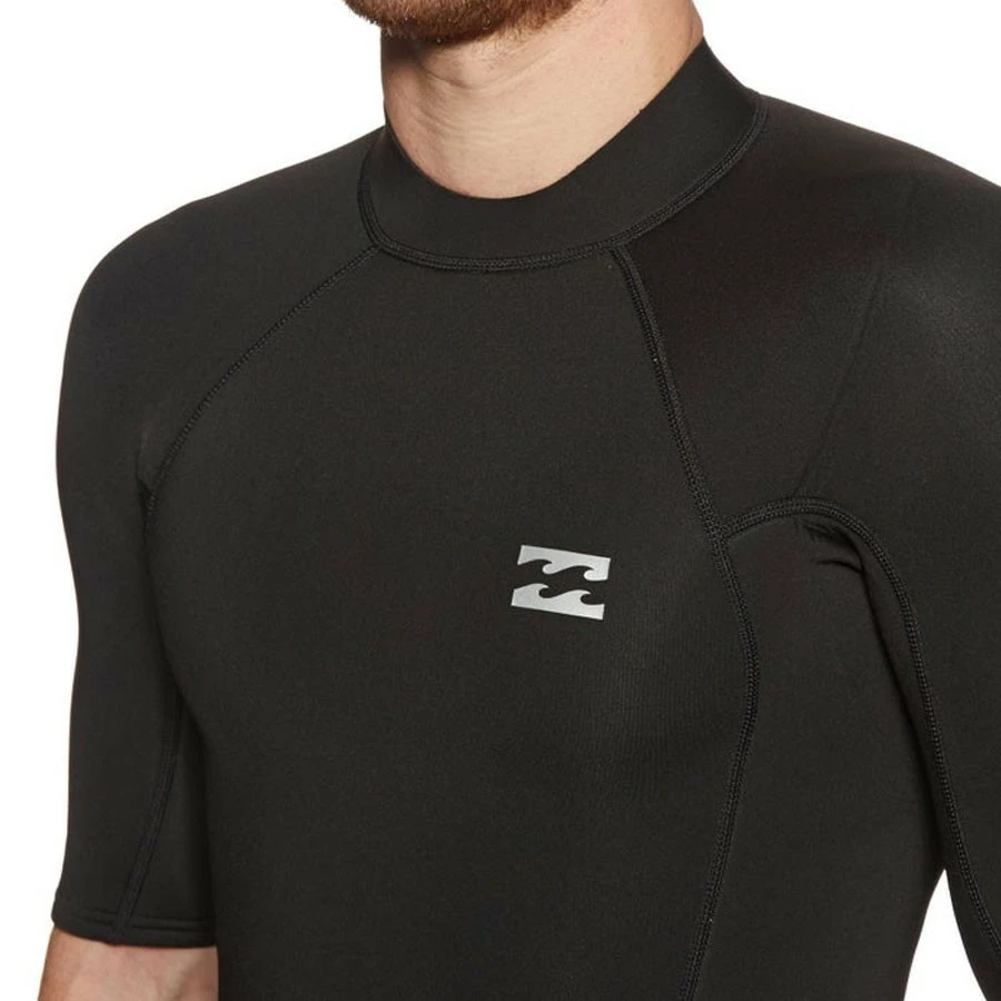 Billabong Top 2mm Absolute Manches Courtes Black Silver – Image 2