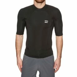 Billabong Top 2mm Absolute Manches Courtes Black Silver