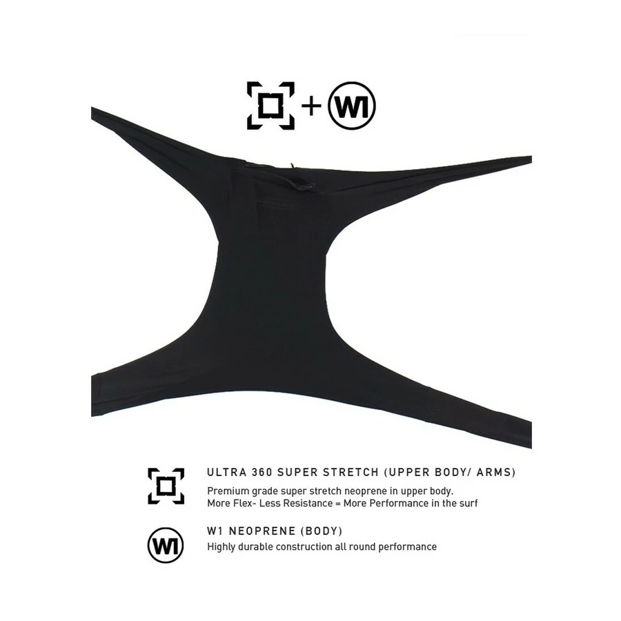 Combinaison Homme Ocean & Earth Free-Flex Steamer Front Zip 4/3 Mm – Image 5