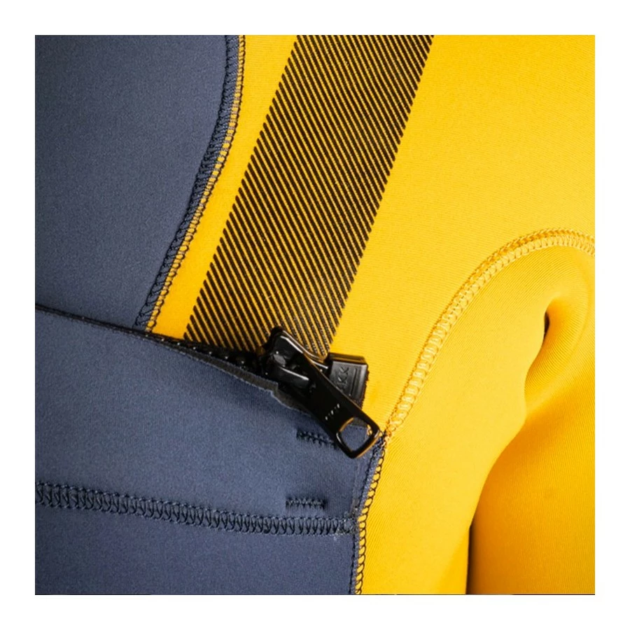 Combinaison Mystic Marshall Fullsuit 3/2 Mm Fzip - Blue / Mustard – Image 8