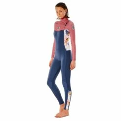Combinaison Rip Curl Dawn Patrol 4/3 Chest Zip Slate Rose