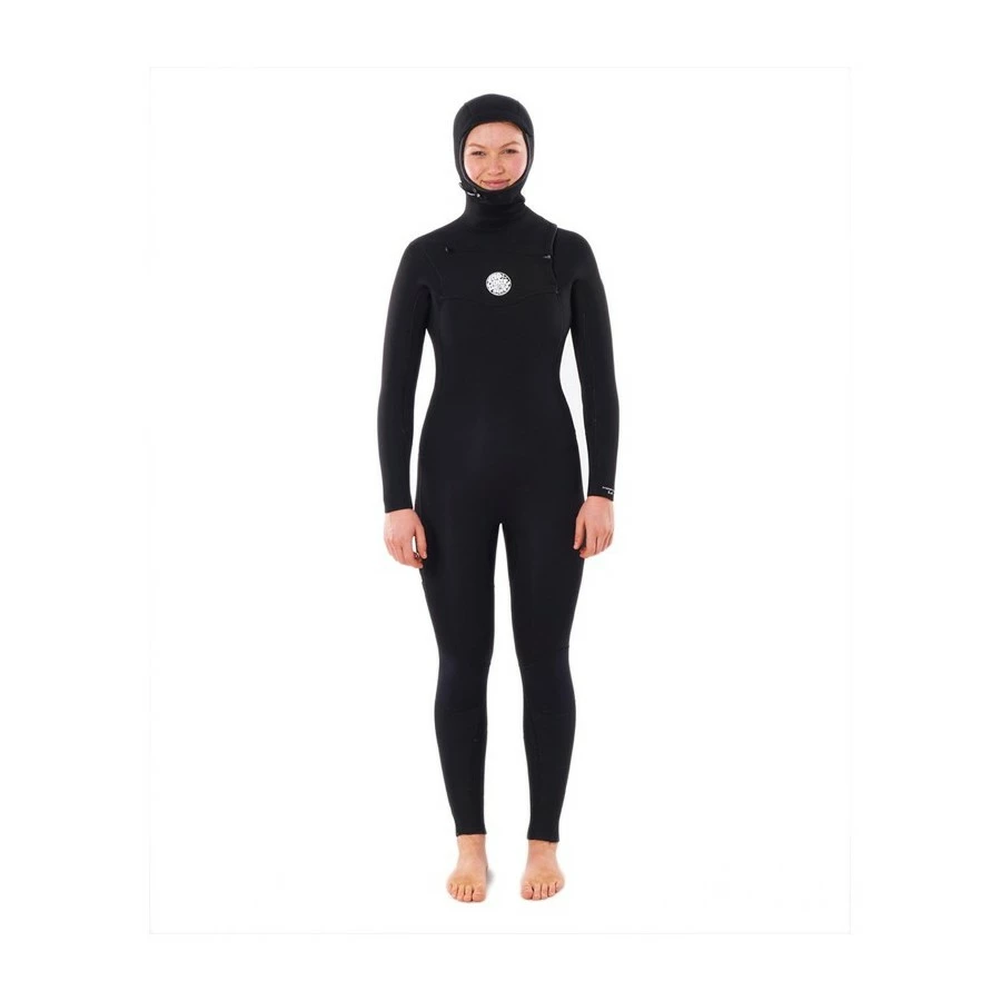 Combinaison Rip Curl Dawn Patrol Hooded 5/4mm - Black – Image 2