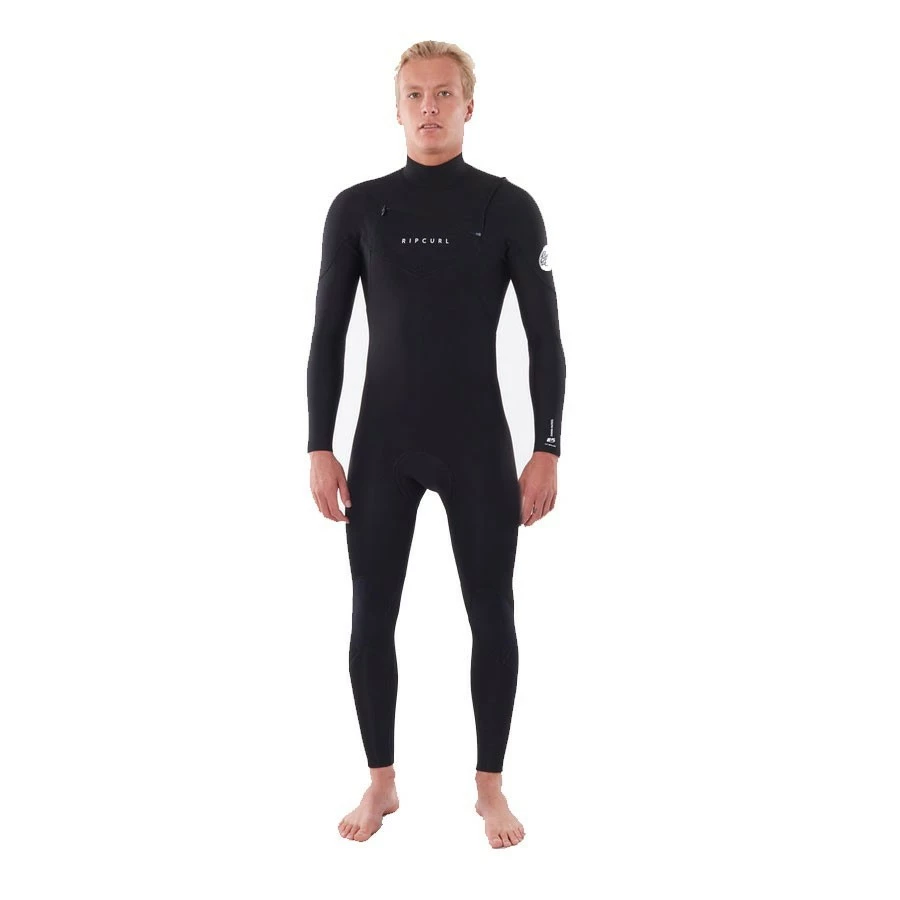 Combinaison Rip Curl Dawn Patrol Perf 4/3 Chest Zip Black – Image 2