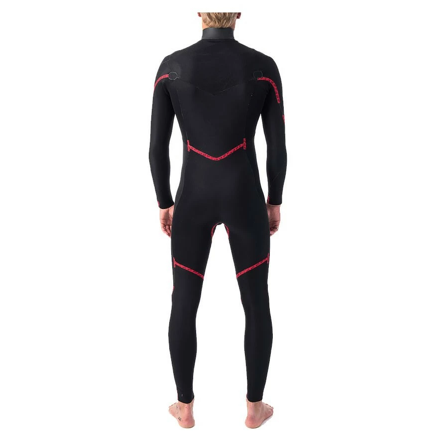 Combinaison Rip Curl Dawn Patrol Perf 4/3 Chest Zip Black – Image 5