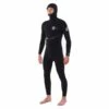 Combinaison Rip Curl E Bomb Zip Free 4/3 Hooded Black