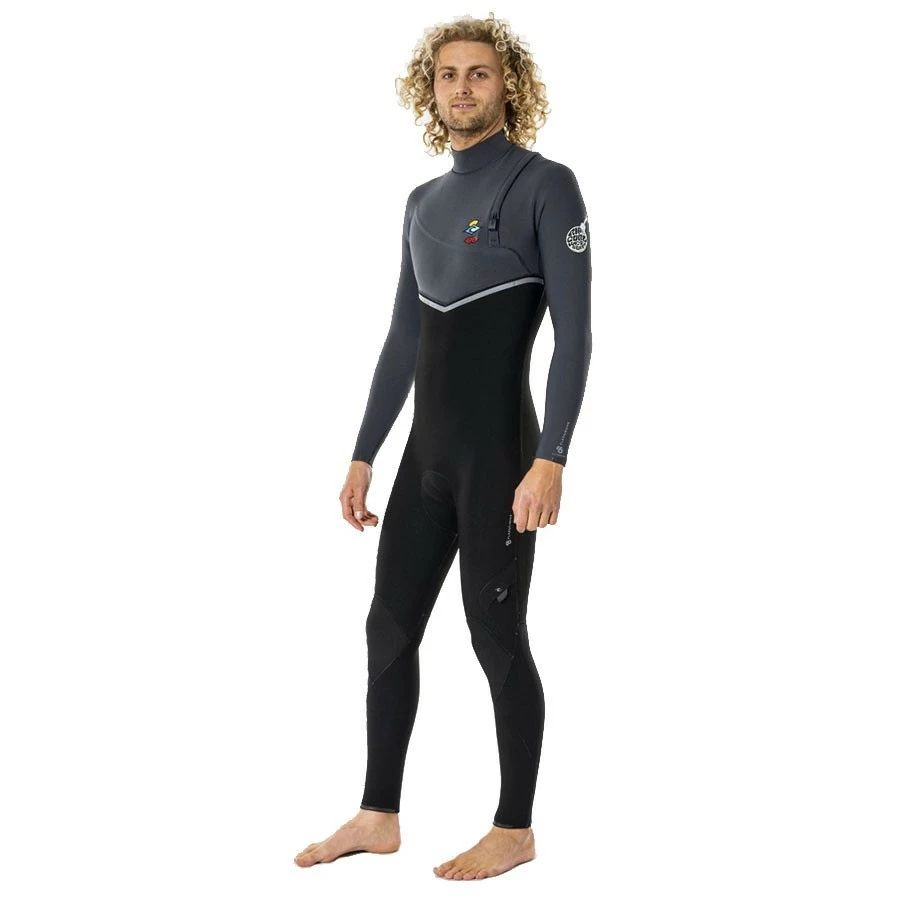 Combinaison Rip Curl FlashBomb Search 4/3 Zip Free Charcoal – Image 3