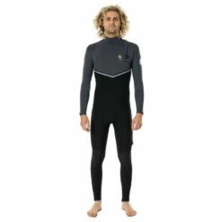 Combinaison Rip Curl FlashBomb Search 4/3 Zip Free Charcoal