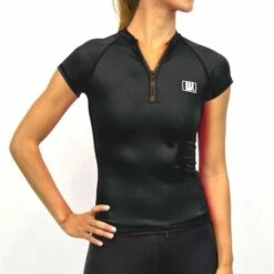 Howzit Lycra Femme Zippé Noir
