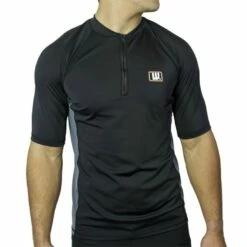 Howzit Lycra Homme Zippé Noir