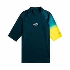 Lycra Enfant Manches Courtes Billabong Contrast - Navy