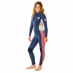 Rip Curl Junior Fille5/3 Dawn Patrol Back Zip Slate Rose