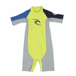 Rip Curl Lycra Wetsuit Kids Option Manches Courtes Lime