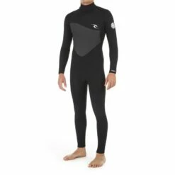 Rip Curl Omega 3/2 Back Zip - Black