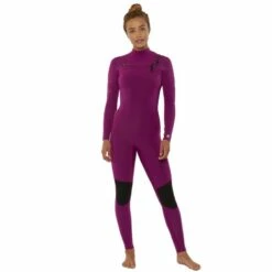 Sisstrevolution 7 Seas 4/3 Chest Zip By Vissla - Boysenberry