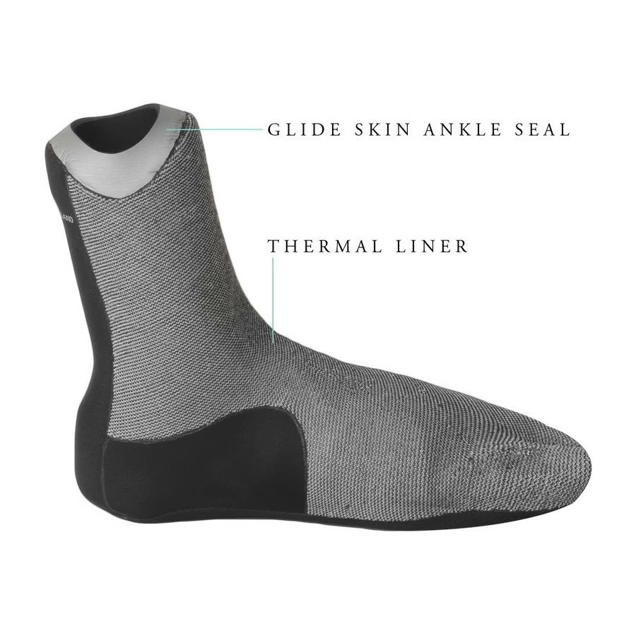 Vissla Chaussons 7 Seas 3mm Split Toe - Black – Image 2