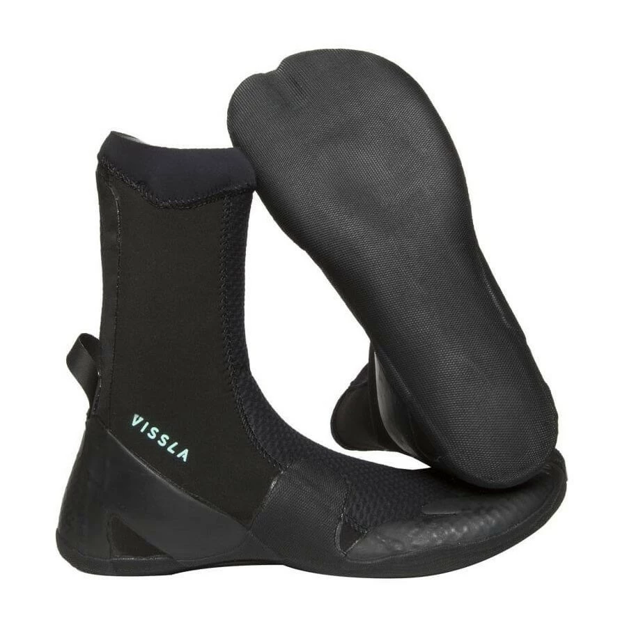 Vissla Chaussons High Seas 3mm Split Toe - Black